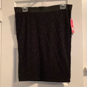 NWT - Black lace skirt